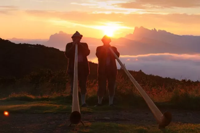 Sonnenaufgang am Rittner Horn