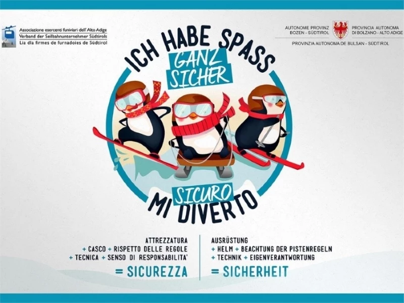 Ich habe Spaß! Ganz sicher skifahren